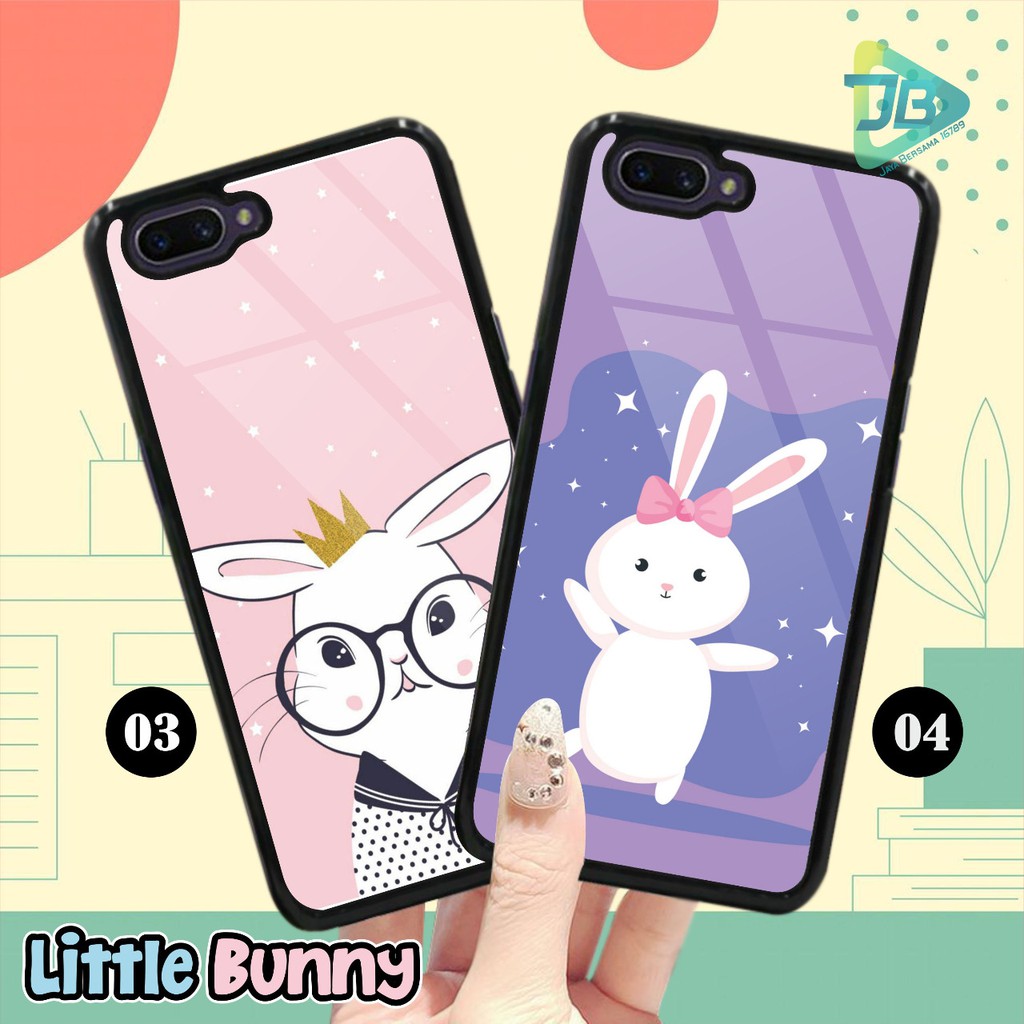 HARDCASE 2D GLOSSY LITTLE BUNNY OPPO VIVO XIAOMI SAMSUNG REALME IPHONE ALL TYPE JB4678