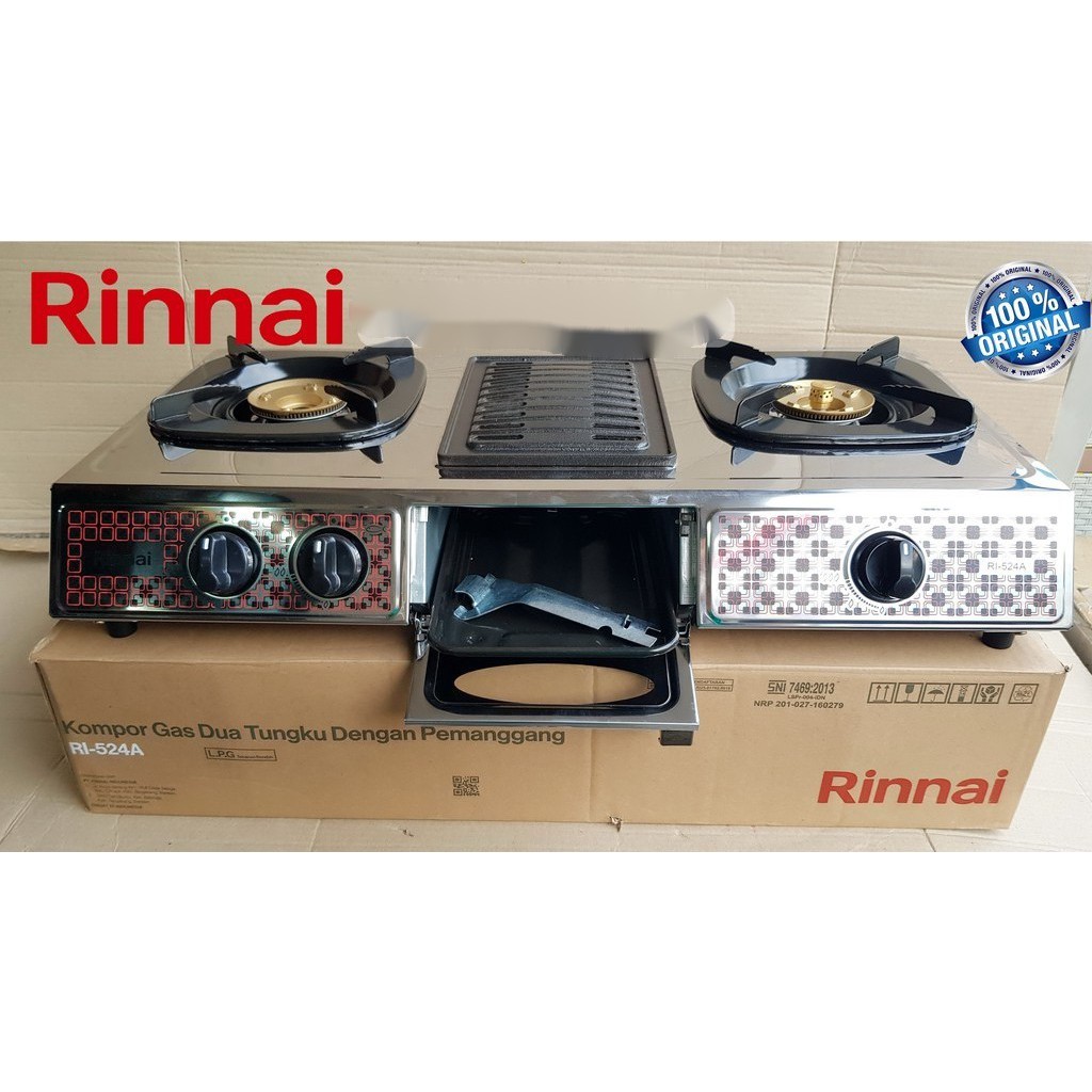 Kompor Rinnai RI-524A (Grill Pan Series)