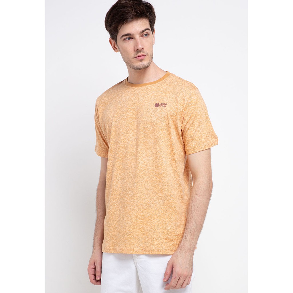 Insight Kaos Pria Lengan Pendek Cream Partical Tee IS011105-CRM Planet Surf Kaos Pria Atasan Pria