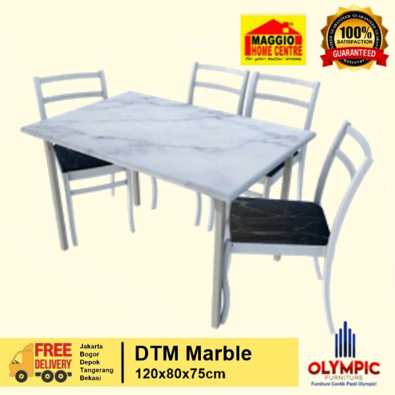 Jual Meja Makan Plastik Minimalis Meja Makan Minimalis Dtm Marble Olymplast Shopee