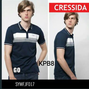 gos KPB CRESSIDA KAOS POLO KERAH Cowok Pakaian Pria Baju Polo Kerah