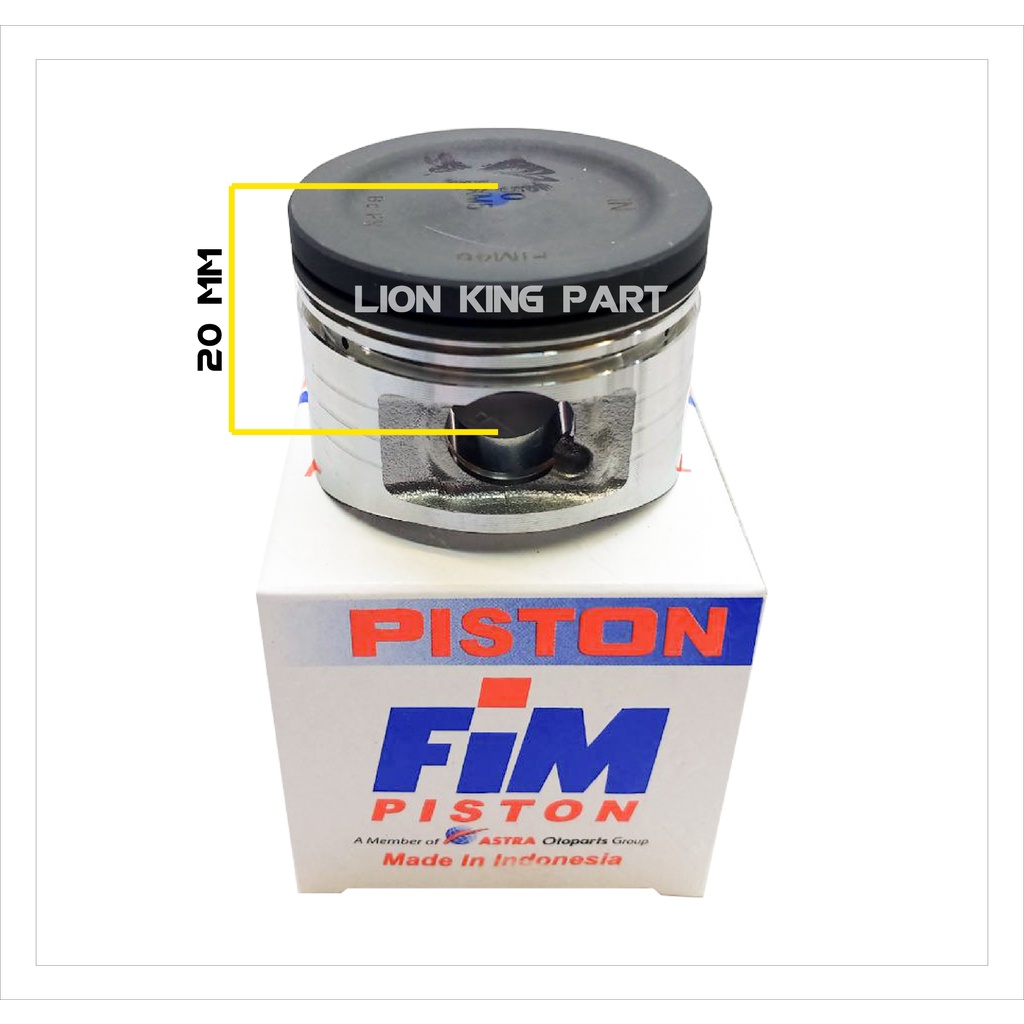 PISTON KIT MIO MIO SOUL FINO KARBU FIM46 FIM 46 PIN 15-3