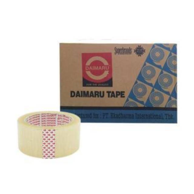 

PROMO !!! Lakban Daimaru 2 inch / 48mm x 90 yard Bening