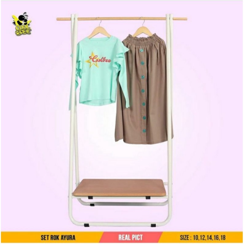 SETELAN ROK AYURA COOLBEE,/ SETELAN ANAK TANGGUNG REMAJA