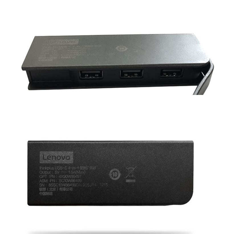 Converter Type C to VGA USB 3.1 Lenovo thinkplus 4 in 1 Original