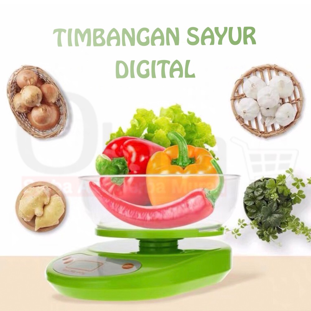 Timbangan Digital Dapur KE1 Timbangan Kue 5kg 1gram KE-1