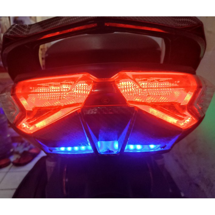 LED strip lampu motor cover bawah stoplamp aksesoris NMAX sudah PNP buat nmax newnmax new 2020, 2021