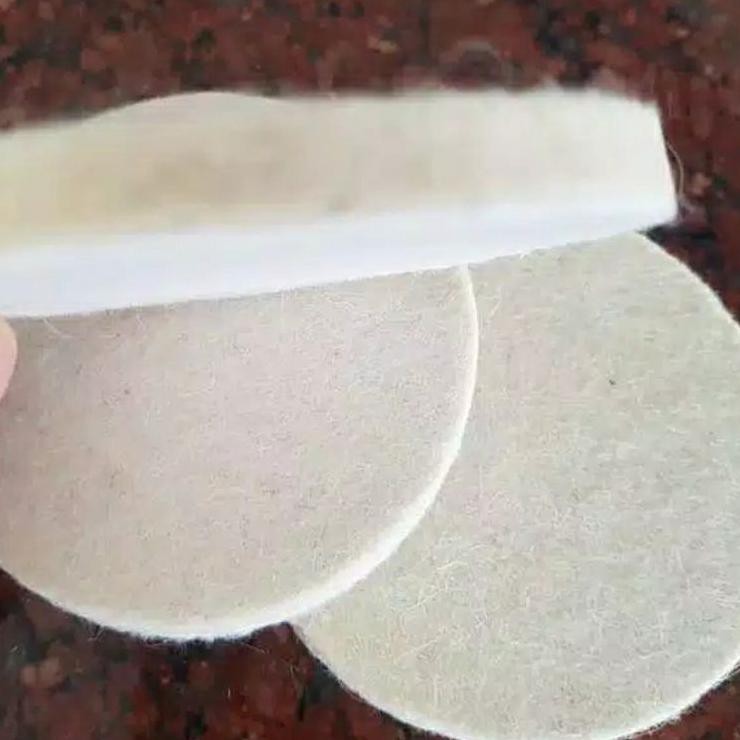 Busa Spons Poles Kaca Mobil Motor Baret Alat Poles Wool Felt Glass 5 Inch Polishing Wheel Pad Vro L0