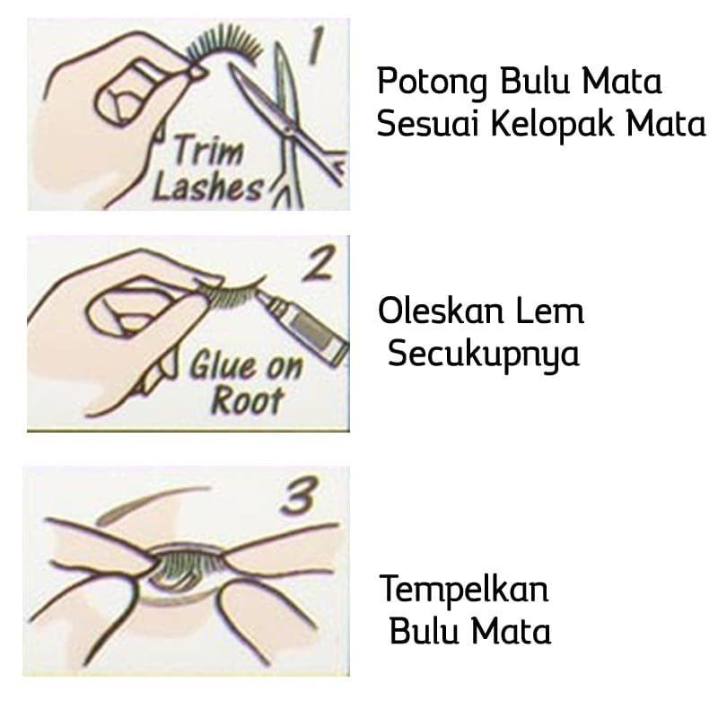 BRASOV Bulu mata Palsu Natural  fake eyelash 1pasang