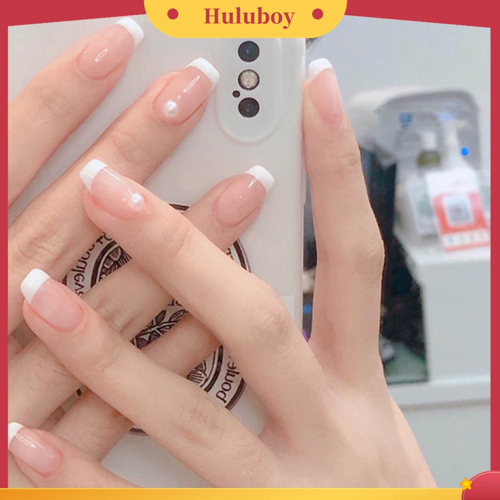 Huluboy Huluboy♡ Stempel Kuku Kepala Ganda Dengan Scraper Bahan Silikon Untuk Manicure