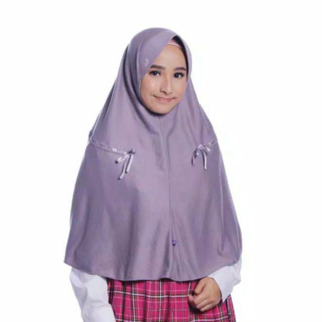 Rabbani-Kerudung Instan Tesya-Grey
