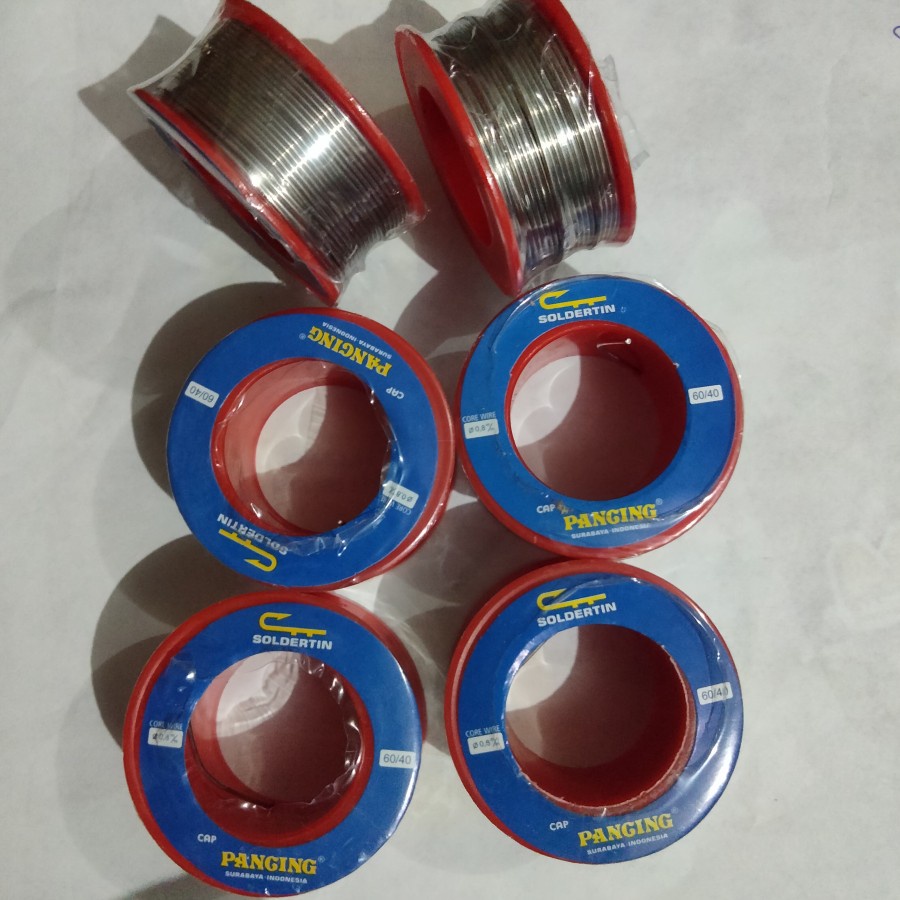 timah pancing solder/ timah solder cap pancing 0,8 mm kecil