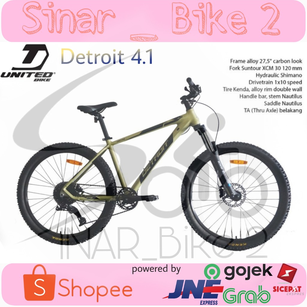 Sepeda Gunung Mtb United Detroit 4.1 27,5inch