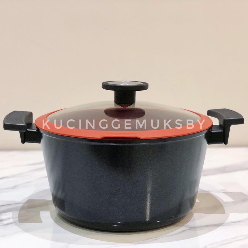 Casserole Panci Keramik Anti Lengket Merek Nupon 24cm Made in Korea
