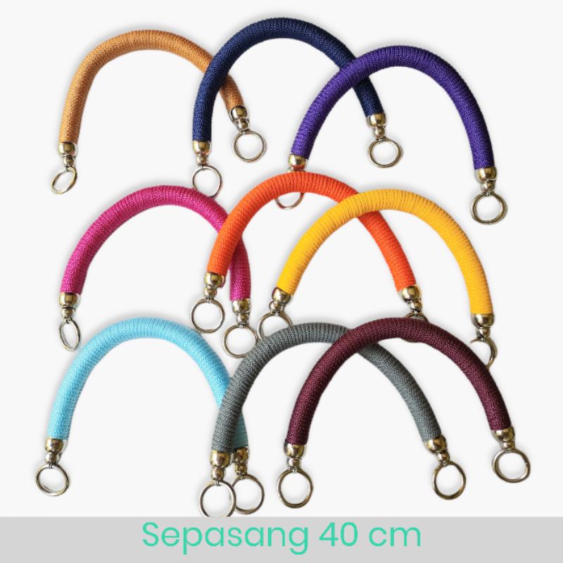 Handle Tas Polos 40 cm untuk tas tali kur, tas jali, tas rajut dan tas anyaman plastik