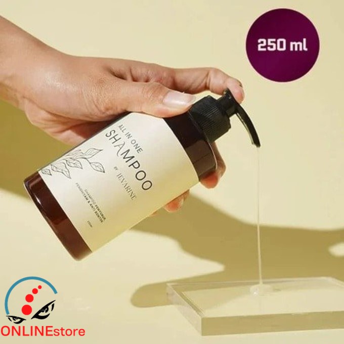 JEVARINE Shampoo All In One Penumbuh Rambut Cepat anti Ketombe Rontok Bercabang Sampo Peyubur Rambut Wanita Panjang Lebat Lembut Dan Lembab Ori Bpom