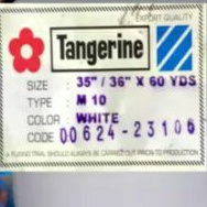 kain staplek m10 tangerine / staplek lem interlining