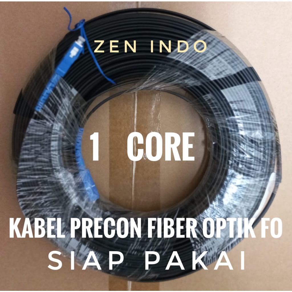 Kabel Fiber Optik Spectra Kabel FO 75 meter 75m 1 Core 3 Seling SC UPC PRECON