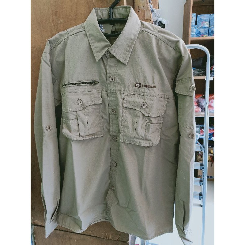 Baju Kemeja Lengan Panjang PDL Pria KL048 TANDEM - Baju Kemeja Lengan Panjang Lapangan PDL Pria - Ba