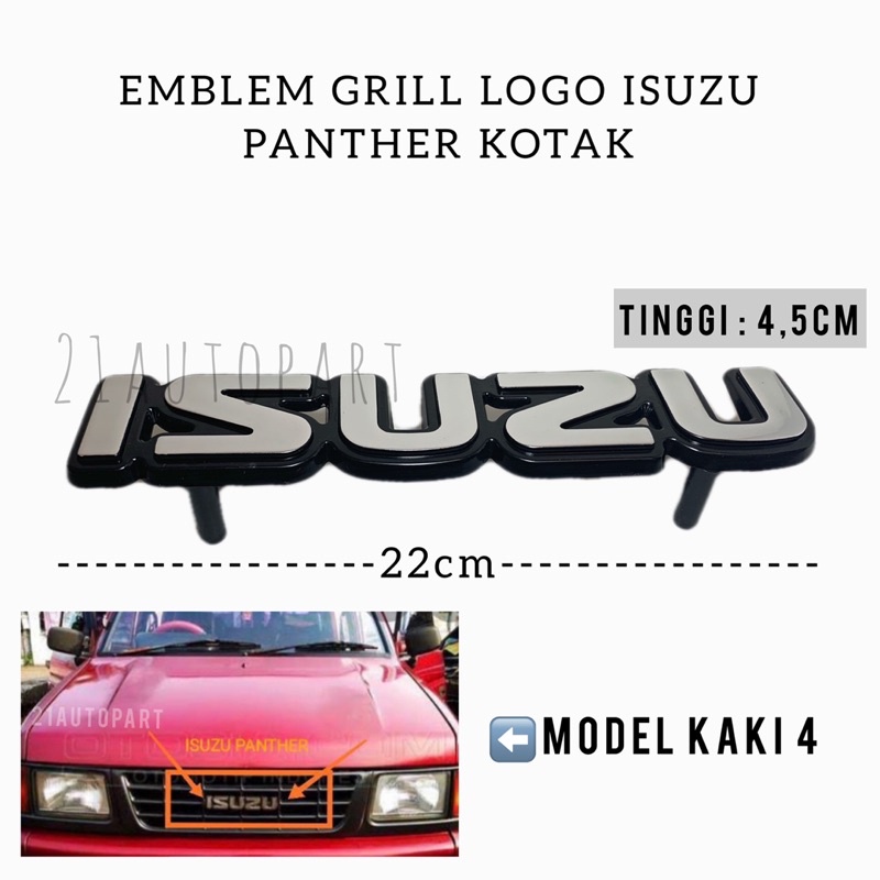 Emblem grill isuzu untuk panther kotak