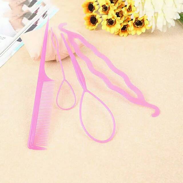 Alat bantu sanggul  ikat  rambut  isi 4 pcs    Save 54 