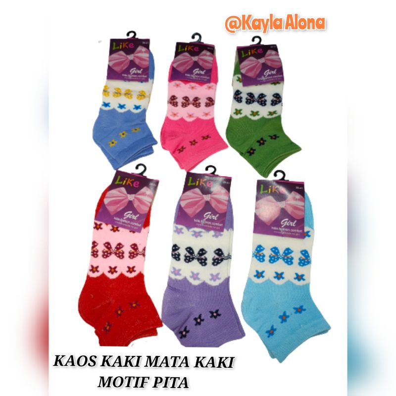 KAOS KAKI MATA KAKI motif PITA