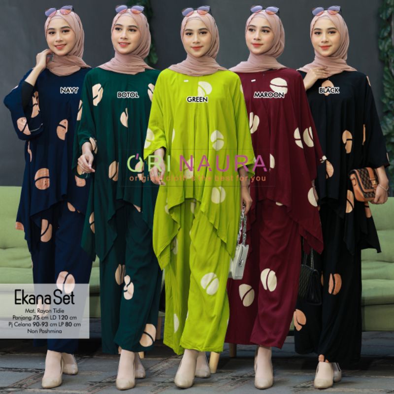 EKANA SET BAJU SETELAN PANT BY ORI NAURA