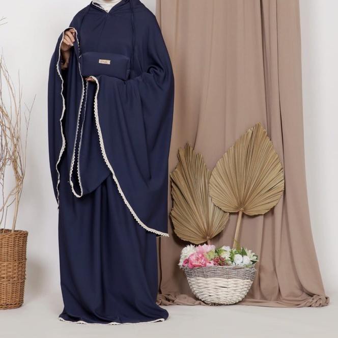 ๑۩۩.. FREE ONGKIR - Mukena Traveling 2 in 1 Ponco azella |{<JanmՄrah>}|
