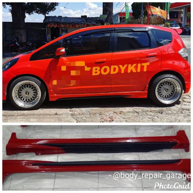 Bodykit Samping Sideskirt Honda Jazz Ge8 Mugen Shopee Indonesia