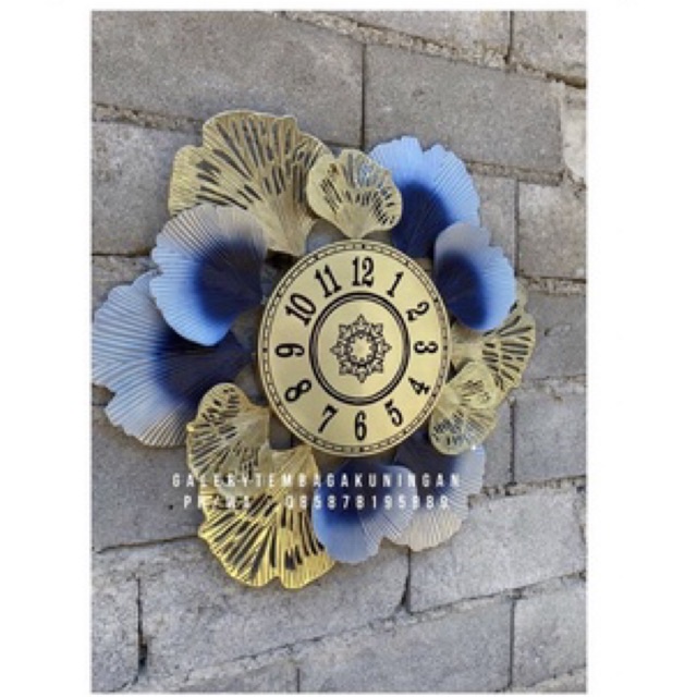 HIASAN DINDING KUNINGAN / JAM DINDING KUNINGAN