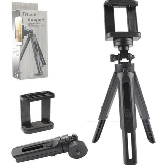 TRIPOD MINI SUPPORT 4 LEVEL / TRIPOD SUPPORT MINI KETINGGIAN 4 LEVEL / TRIPOD SUPPORT FREE U PHONE HOLDER