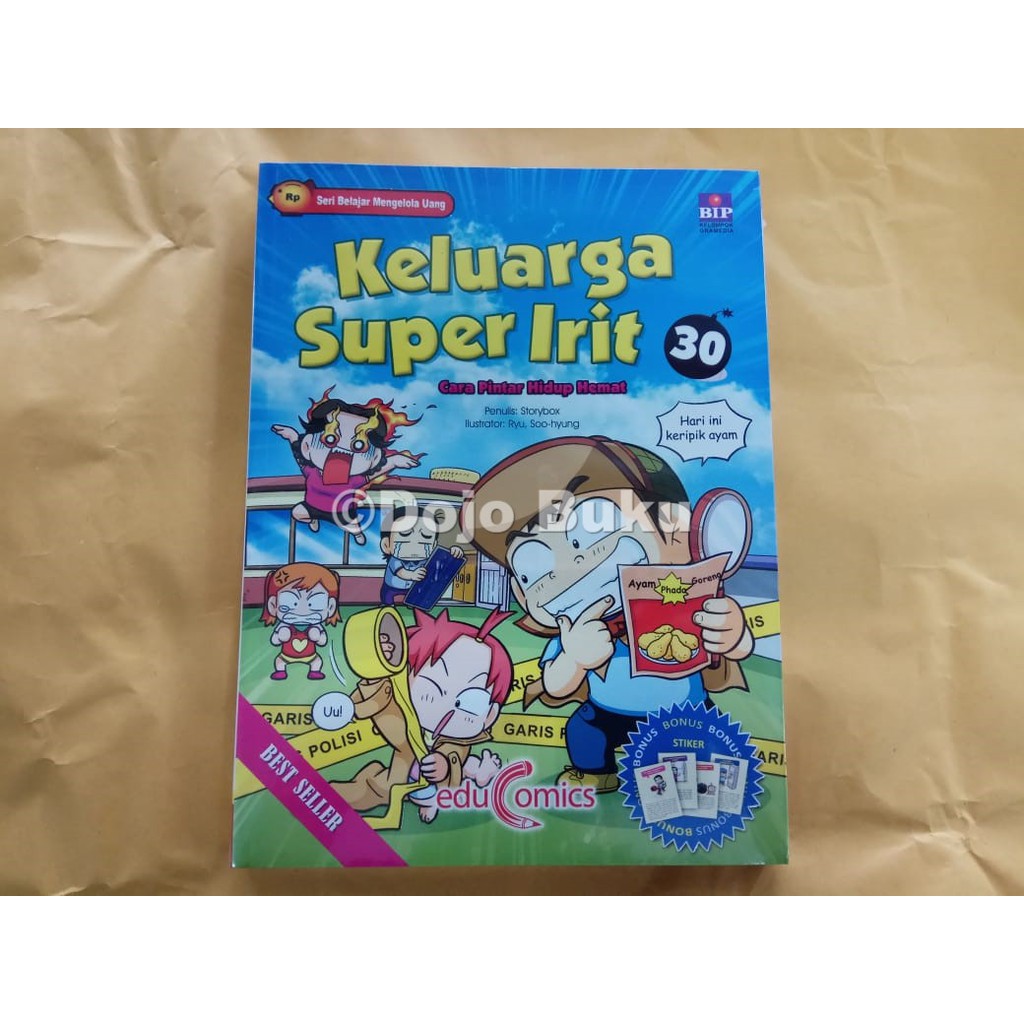 Buku Educomics : Seri Keluarga Super Irit