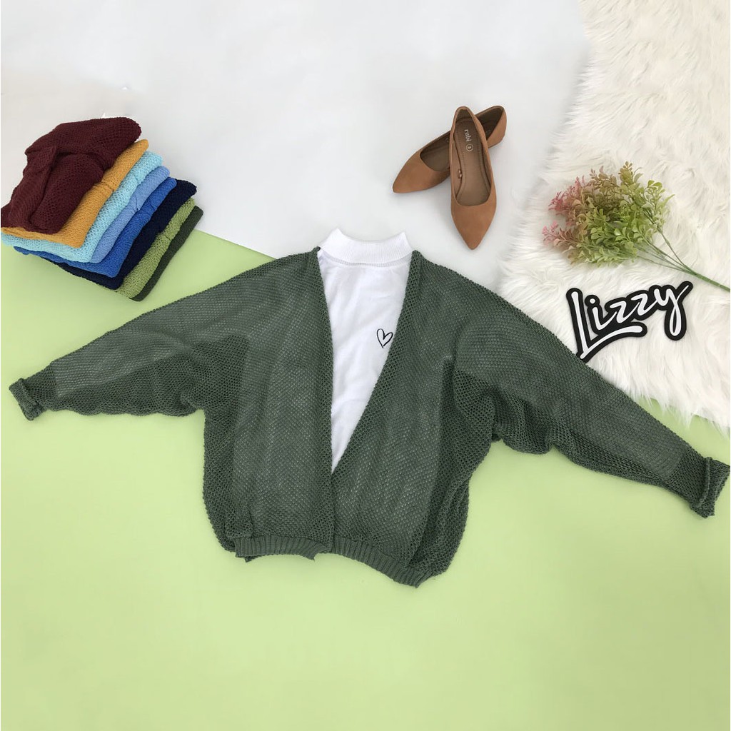 Lizzy - CARDIGAN BATWING KELELAWAR PREMIUM