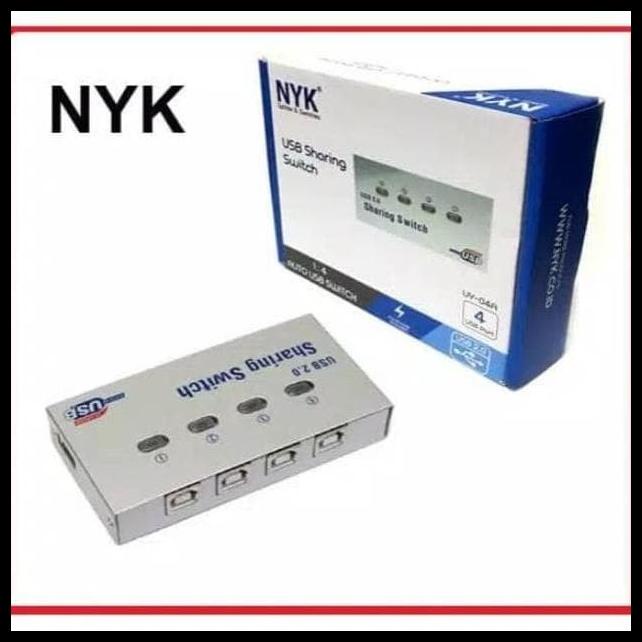 Nyk Auto Switch Printer 4Port/Usb Sharing Switch Printer 4Port