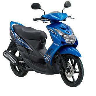 Spakbor Depan Yamaha Mio Soul Lama Warna Biru Excellent