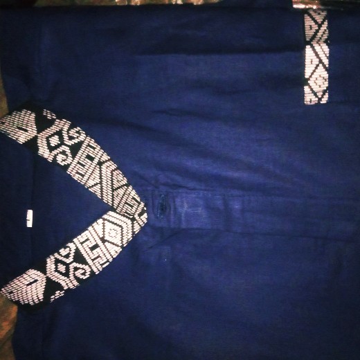 Kemeja Batik Pria Hem Batik Pria Kombinasi Bordir / Baju Batik Pria Murah Prada Kombibasi