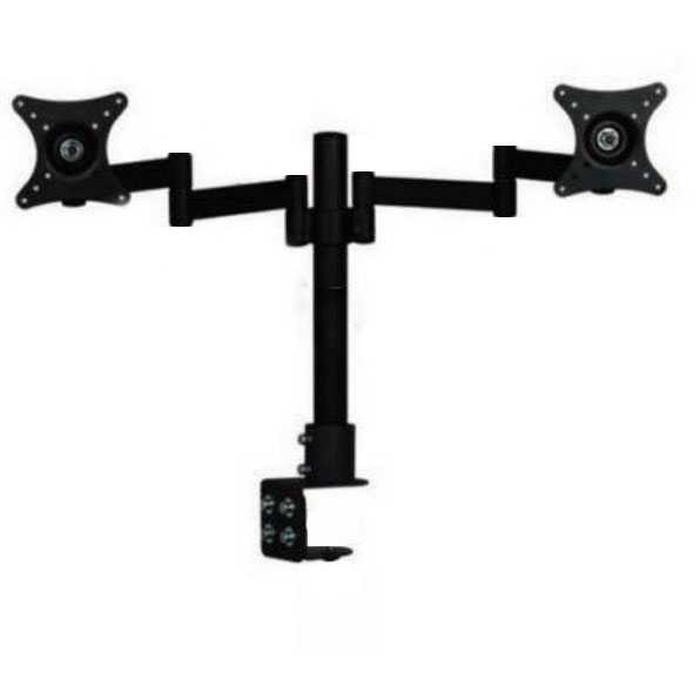 DSupport Table Mount Dual Arm TV Bracket 100x100 Pitch 15-27 Inch-XD50