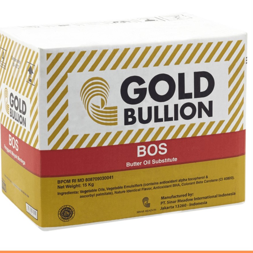 

ROOMBUTTER BOS(BUTTER OIL SUBSTITUE)250Gr GOLD BULLIOND/ROOMBUTTER BOS