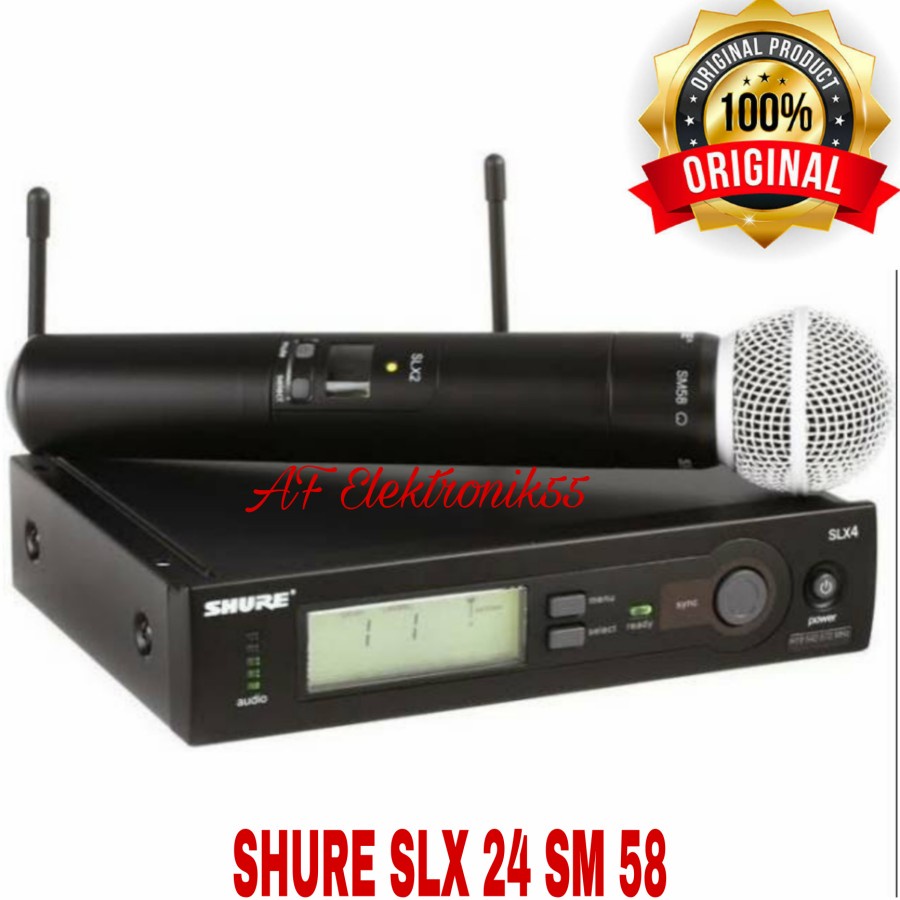 Mic Wireles SHURE SLX 24 SM 58 Original