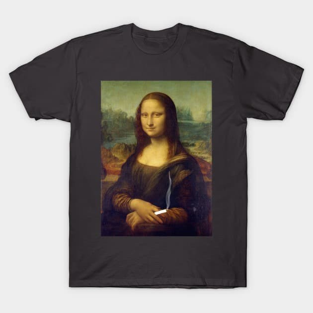 Kaos Baju Obral Combed 30 Distro MONA LiSA ROKOK polos custom MONALiSA