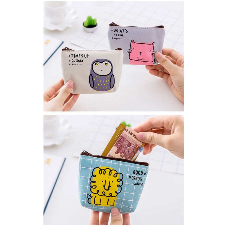 Dompet Koin Coin Kartun Pouch Wallet