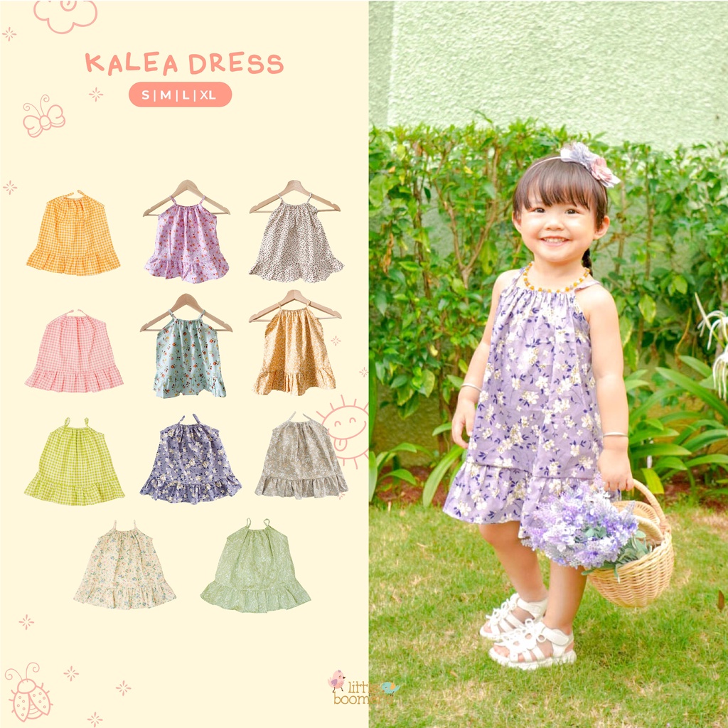 LITTLE BOOMERS - Kalea Dress 0Y 1Y 2Y 3Y 4Y 5Y - Rok Anak