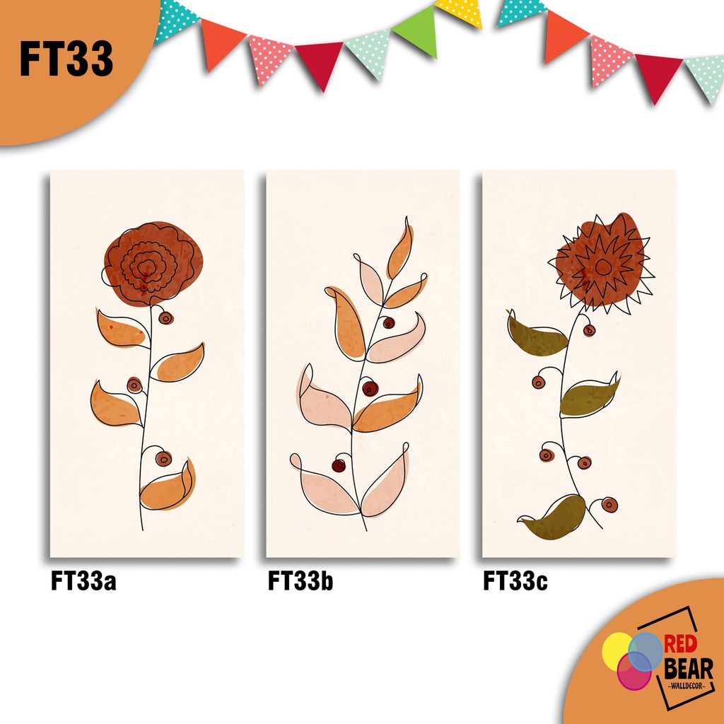 RedBear Walldecor / Pajangan Dinding / Pajangan / Hiasan Dinding - FT33