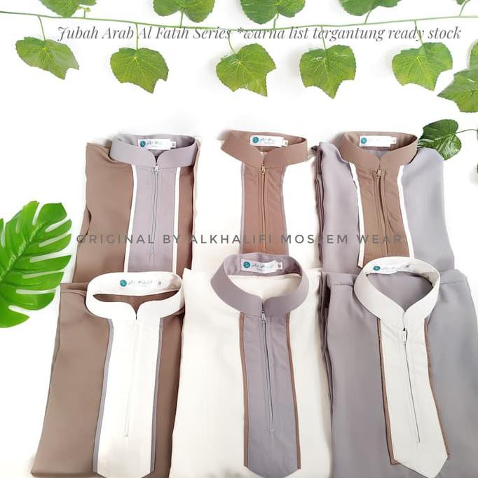 Size 8 Gamis Jubah Arab Al Fatih | Baju Koko Muslim Laki-Laki V329