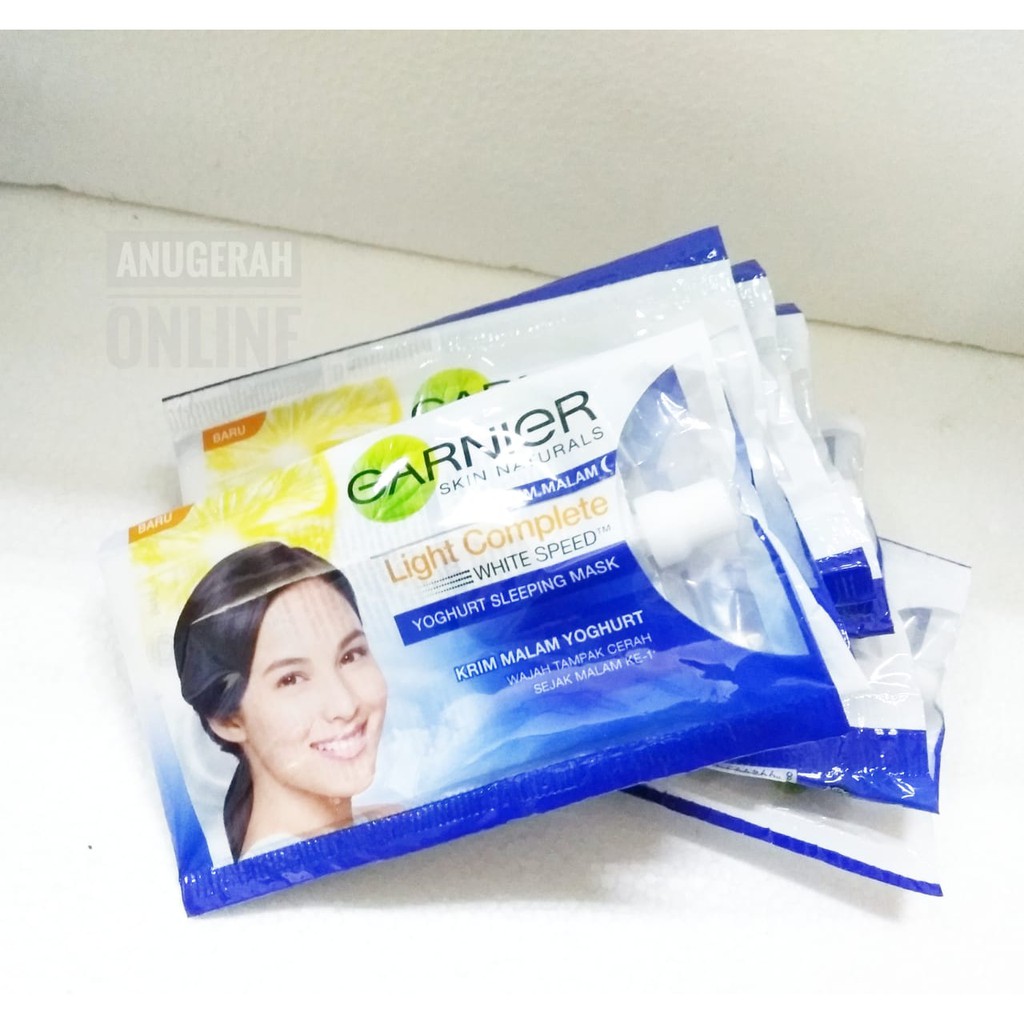 Garnier Light Plete Yoghurt Sleeg Mask Sachet 7ml Indonesia