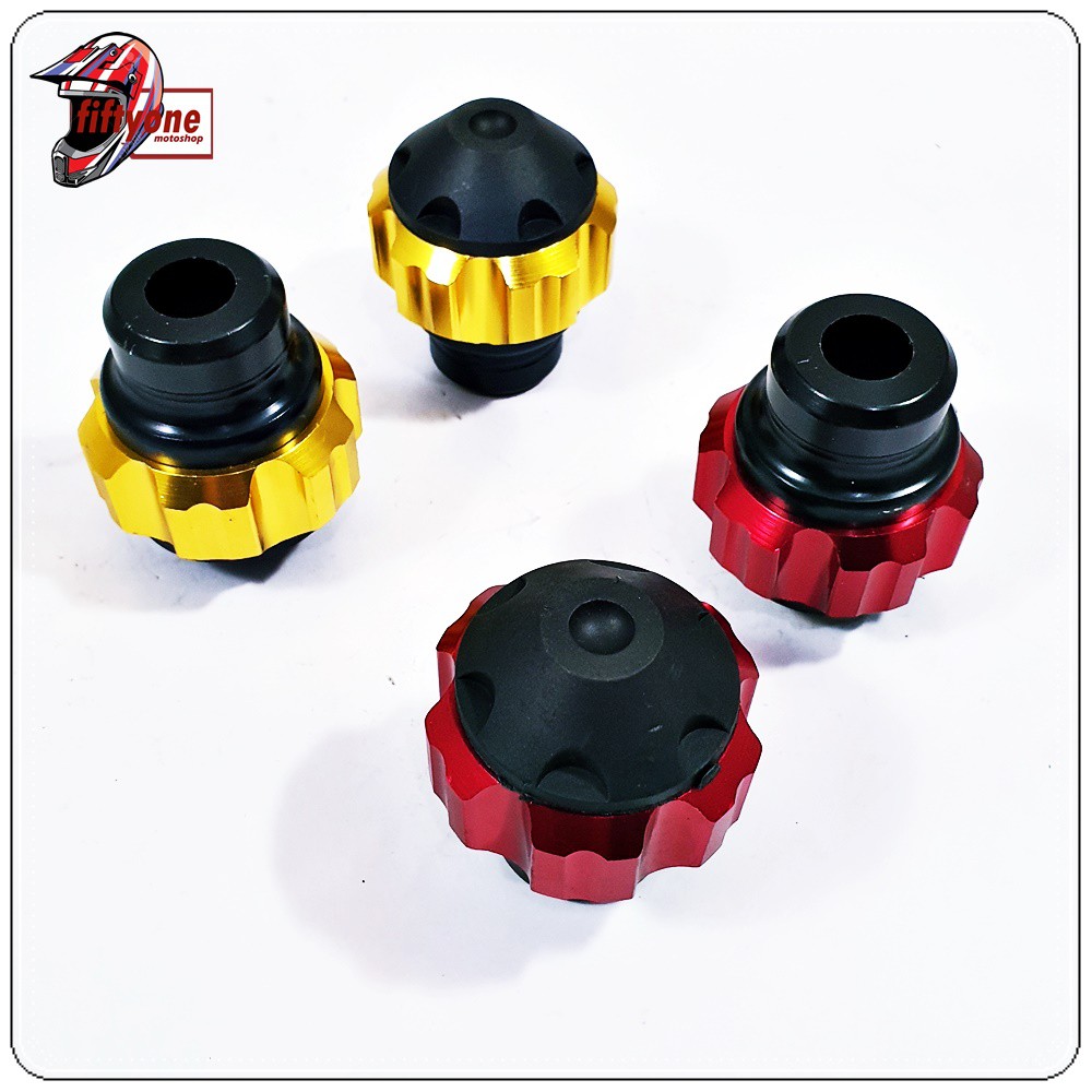 Bandul Jalu As Roda CNC Kerucut Merah Dan Gold  Matic Universal