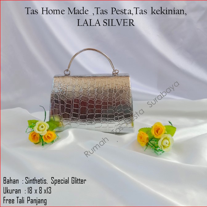 Tas Home Made ,Tas Pesta,Tas kekinian,LALA SILVER