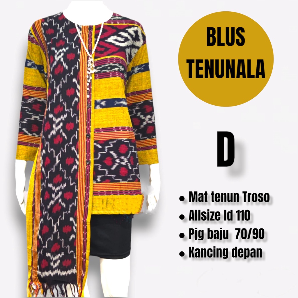 Blus Tenunala ori  tenun troso