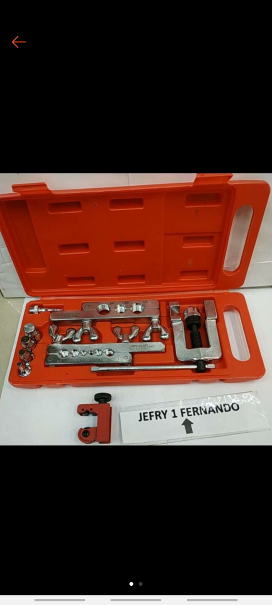 Flaring Tool Ct275 + Cutter Mini Ct128 Tube Cutter Pipa Ac Swaging