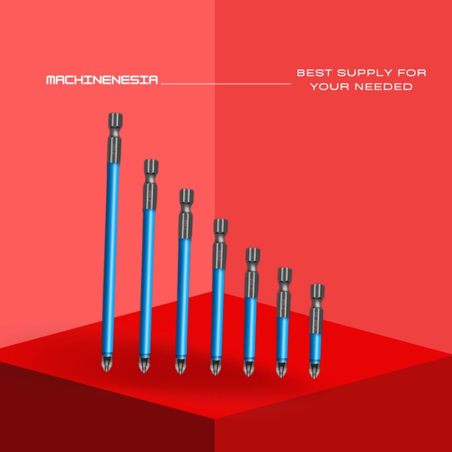 MATA OBENG MAGNET SET 5PCD PH2 / MATA BOR OBENG / SCREWDRIVER